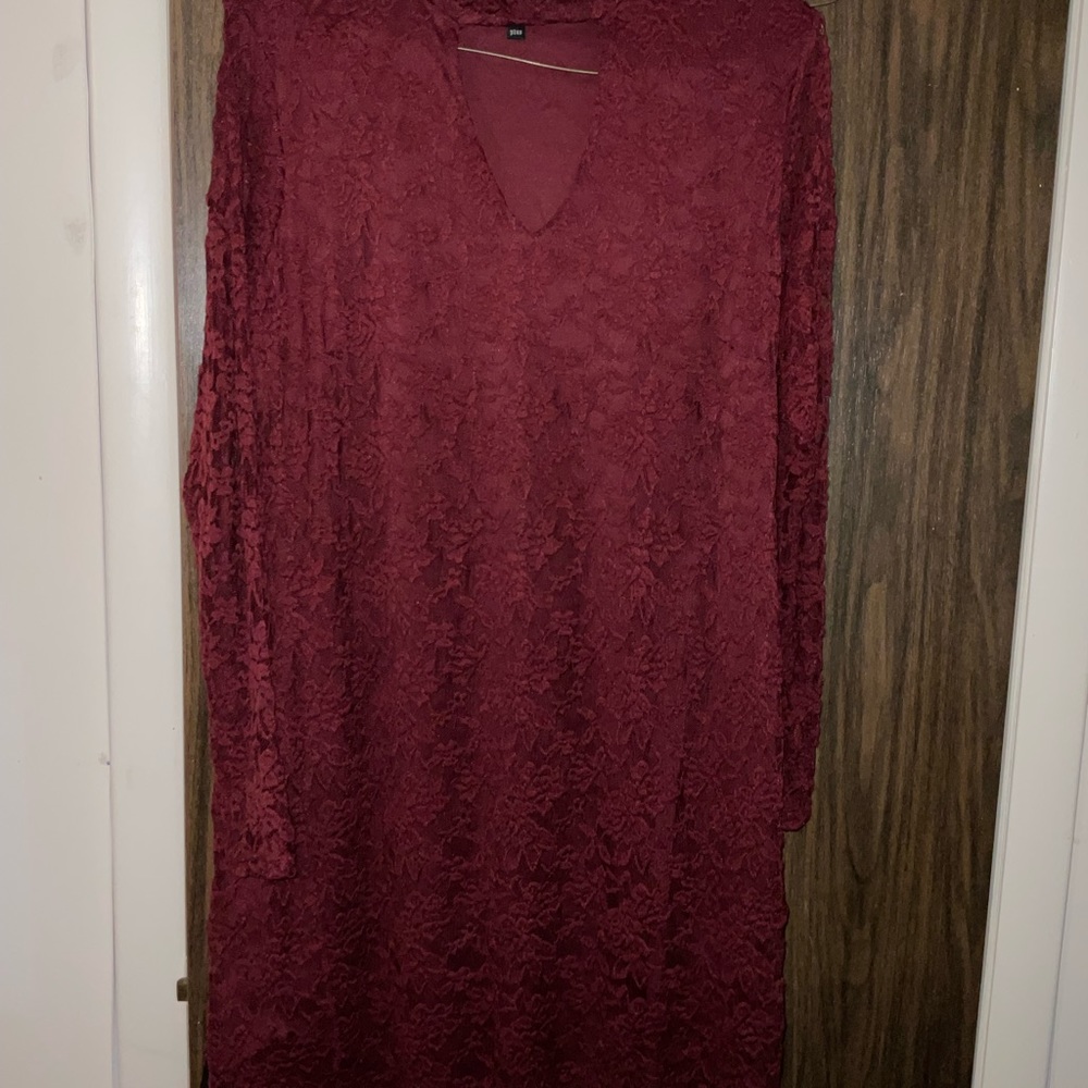 Lace , open front